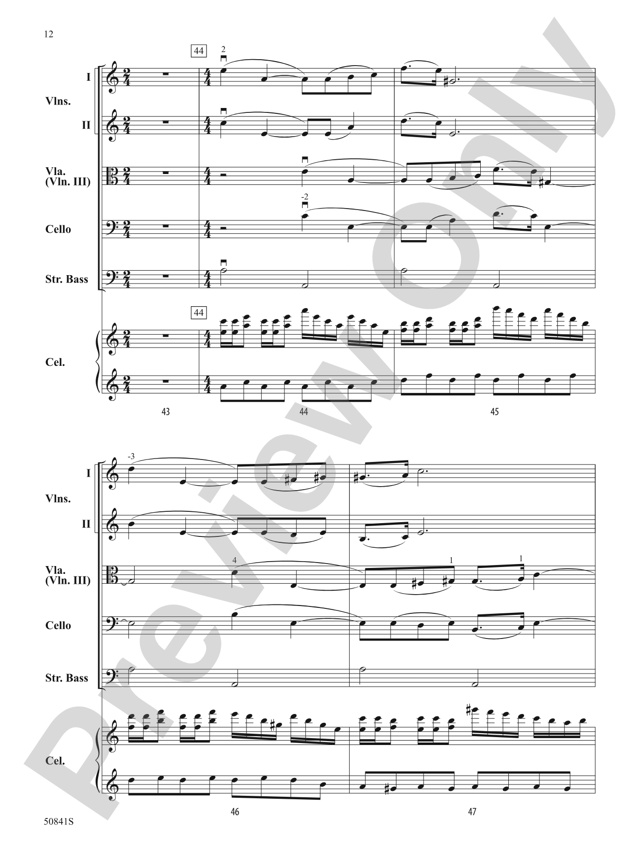 Mysteria Abyssi: String Orchestra Conductor Score & Parts
