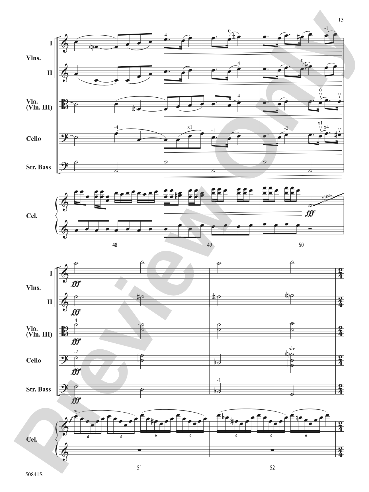 Mysteria Abyssi: String Orchestra Conductor Score & Parts
