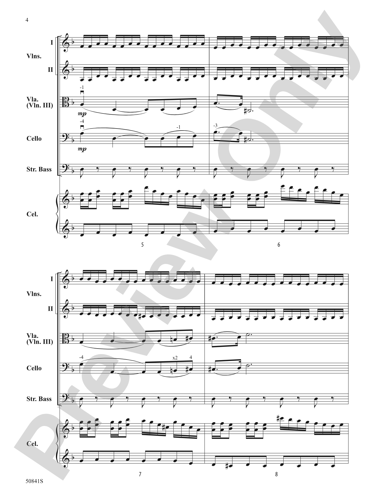 Mysteria Abyssi: String Orchestra Conductor Score & Parts