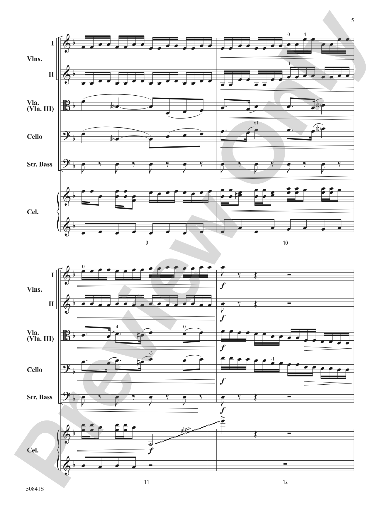 Mysteria Abyssi: String Orchestra Conductor Score & Parts