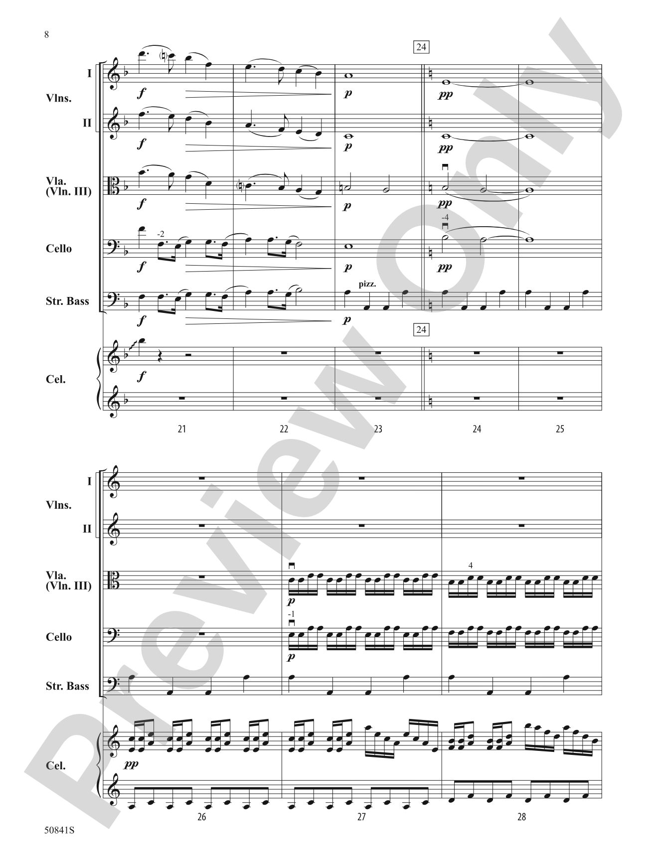 Mysteria Abyssi: String Orchestra Conductor Score & Parts