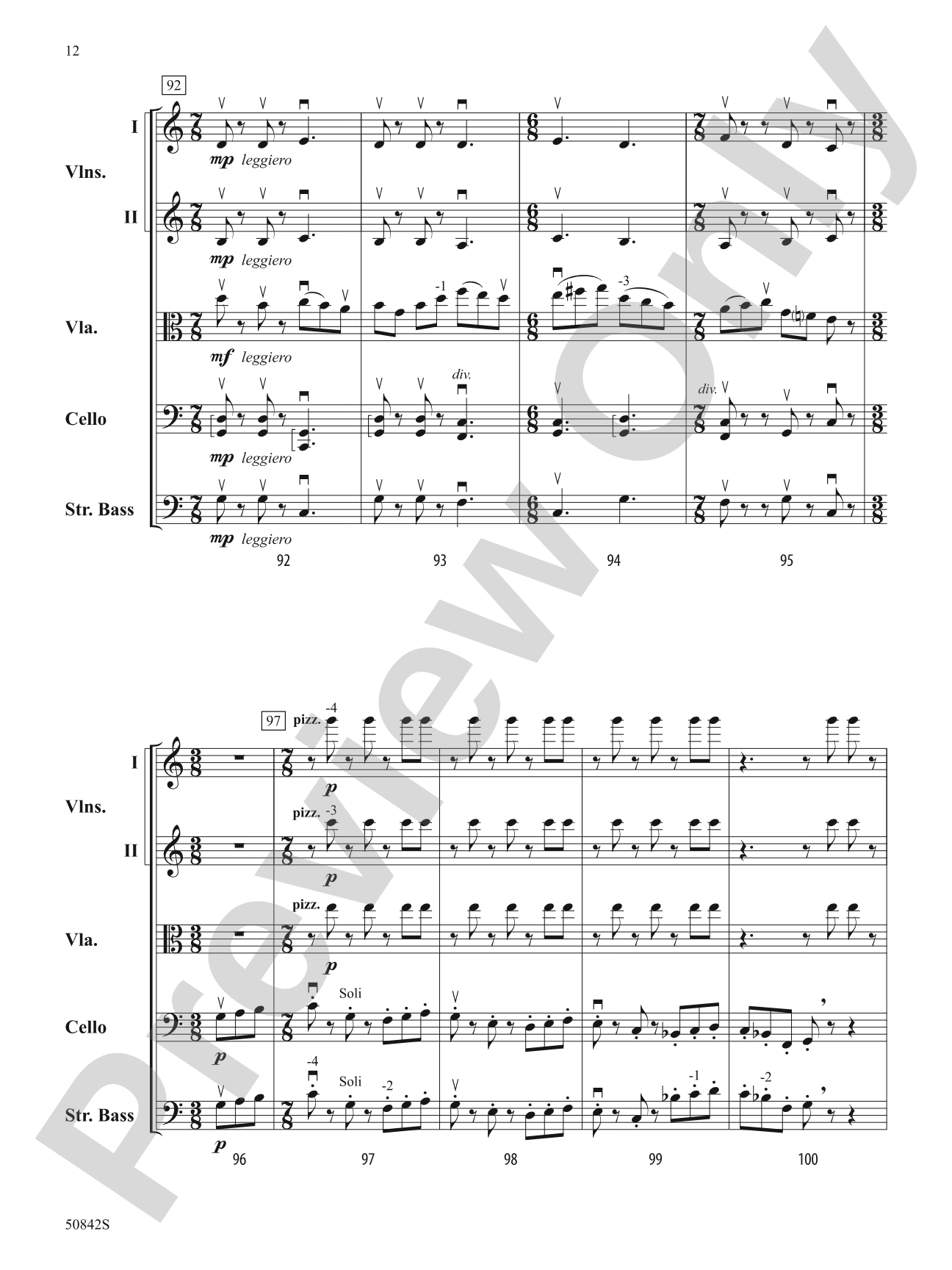To the Feast!: String Orchestra Conductor Score & Parts