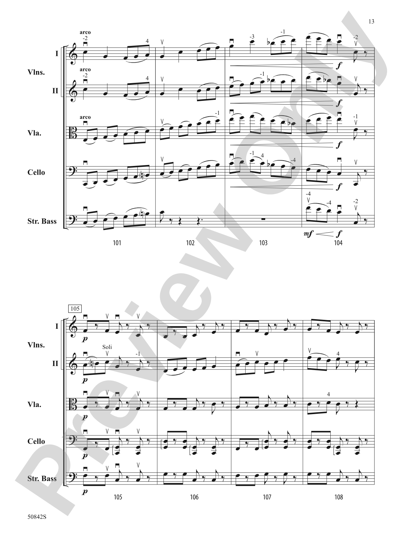 To the Feast!: String Orchestra Conductor Score & Parts