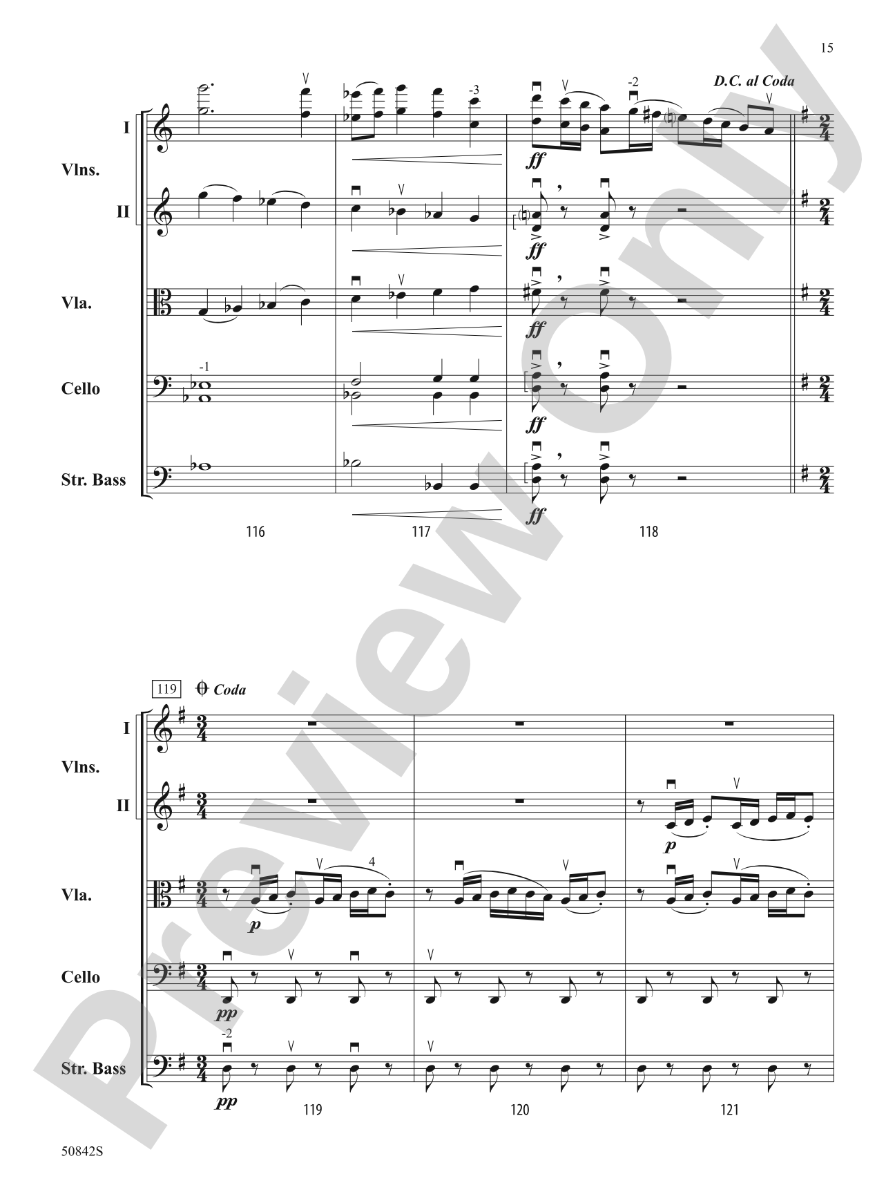 To the Feast!: String Orchestra Conductor Score & Parts