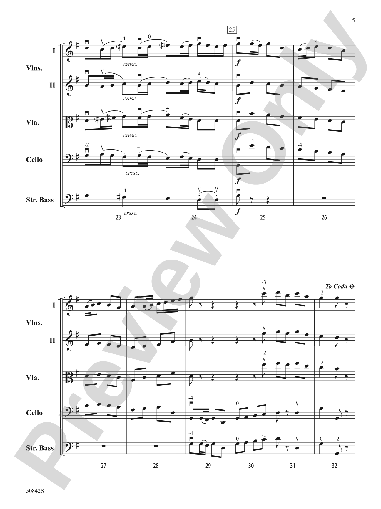 To the Feast!: String Orchestra Conductor Score & Parts