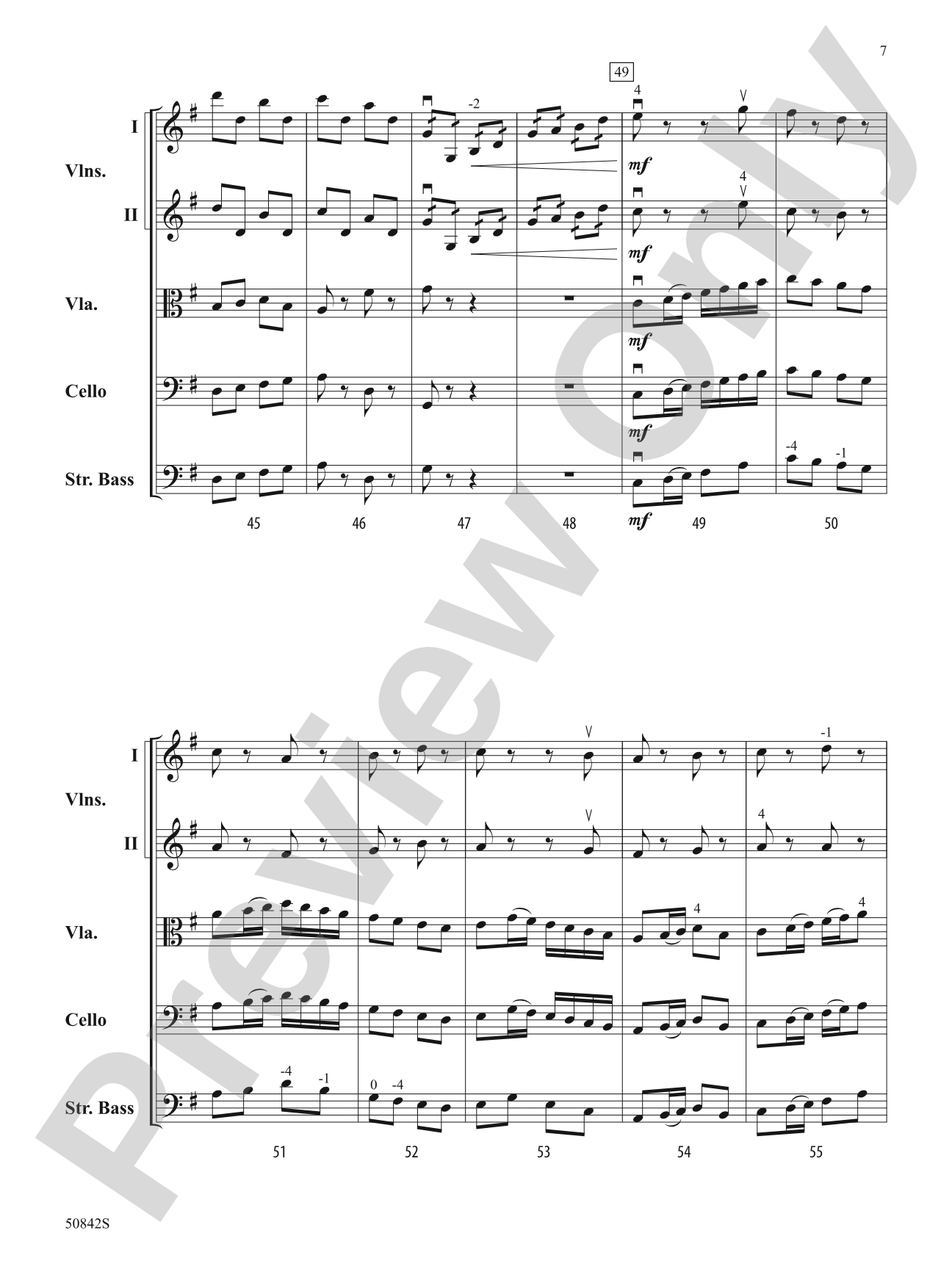To the Feast!: String Orchestra Conductor Score & Parts