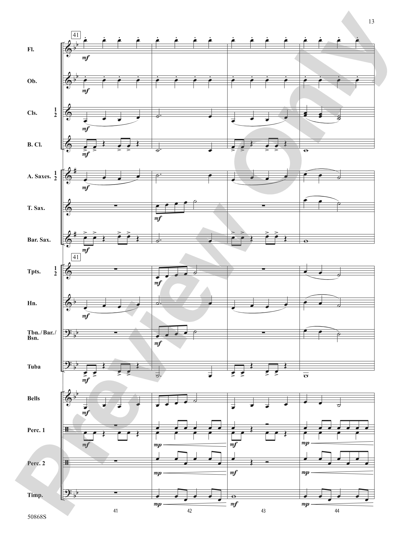 Intrepid Fanfare: Concert Band Conductor Score & Parts