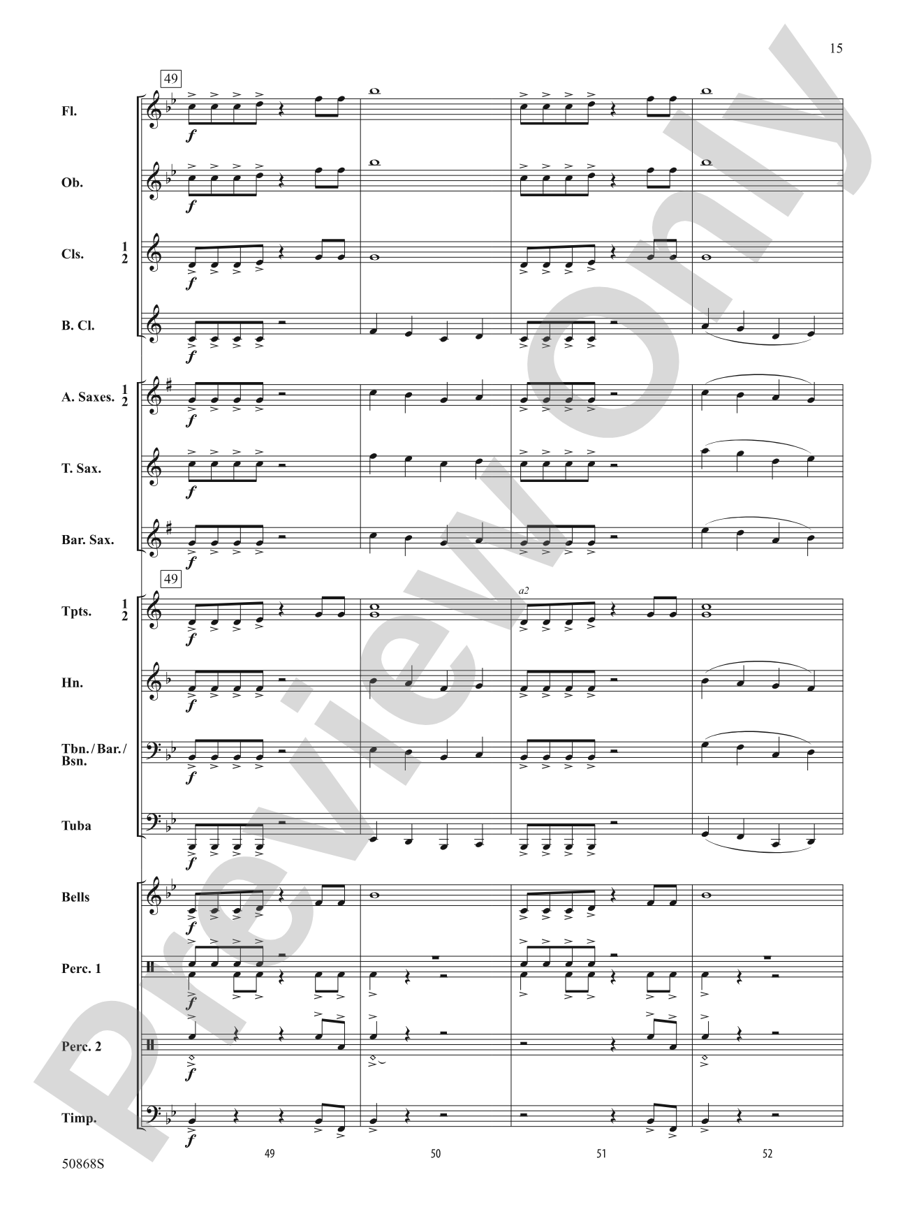 Intrepid Fanfare: Concert Band Conductor Score & Parts