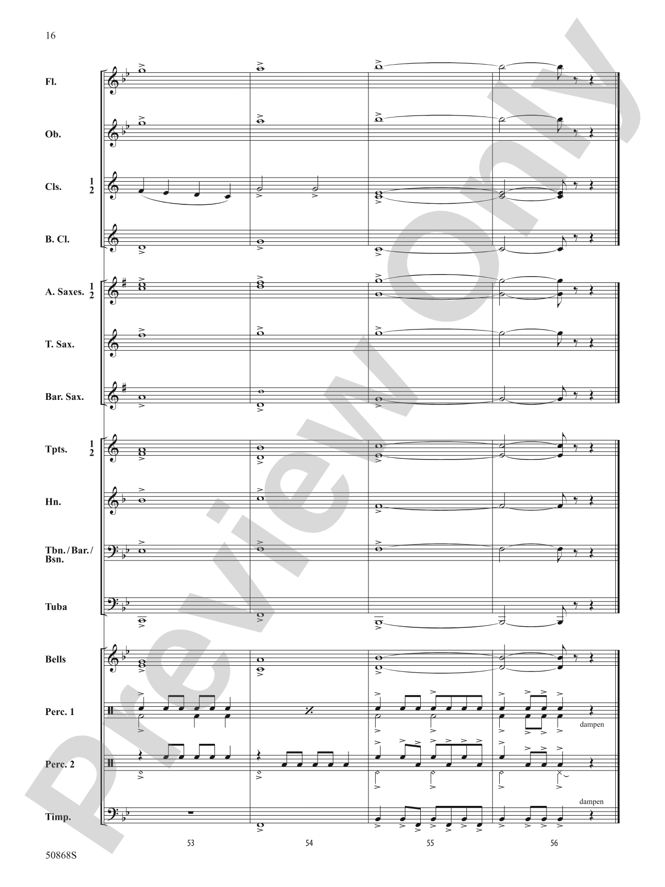 Intrepid Fanfare: Concert Band Conductor Score & Parts