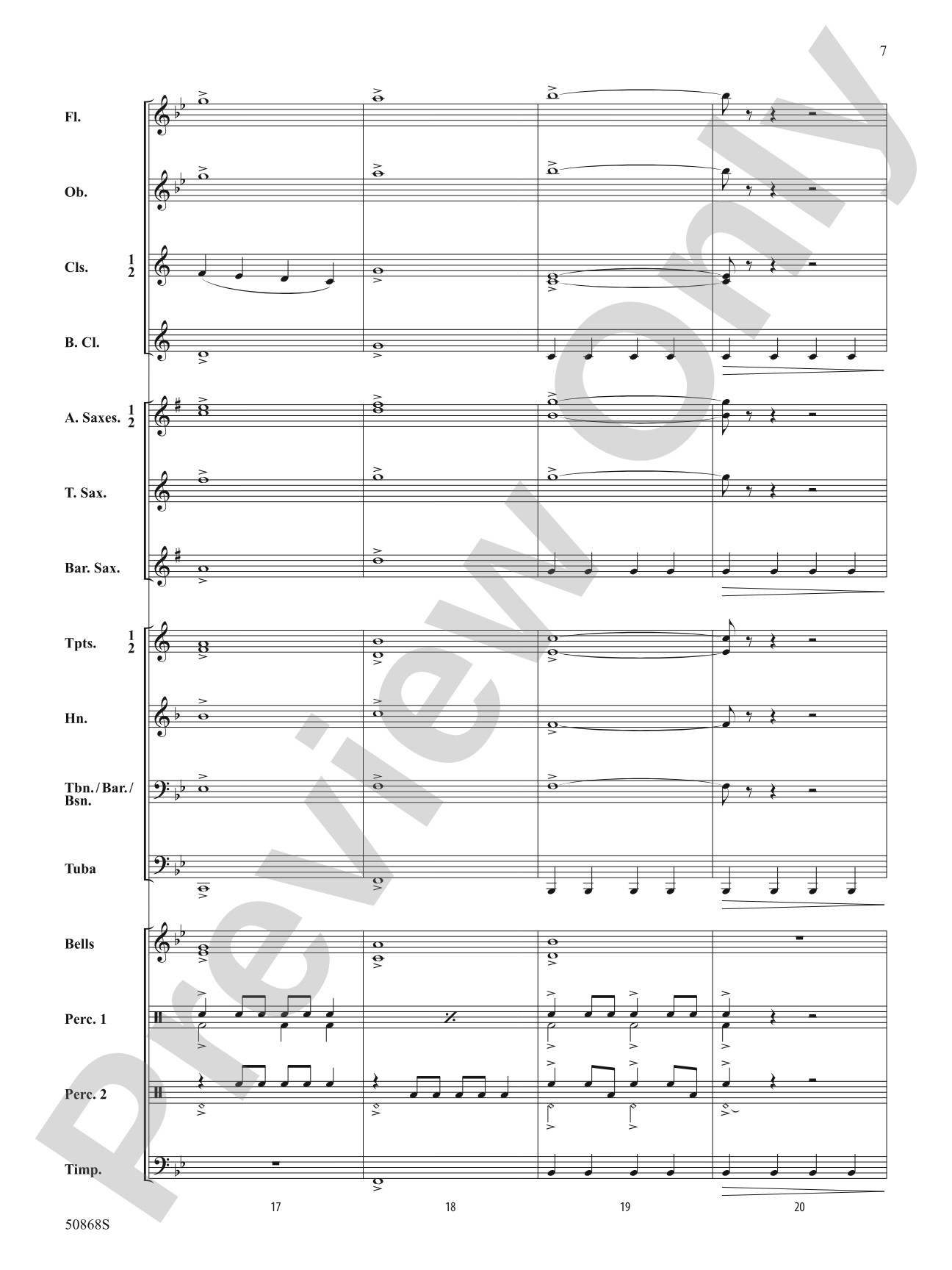 Intrepid Fanfare: Concert Band Conductor Score & Parts