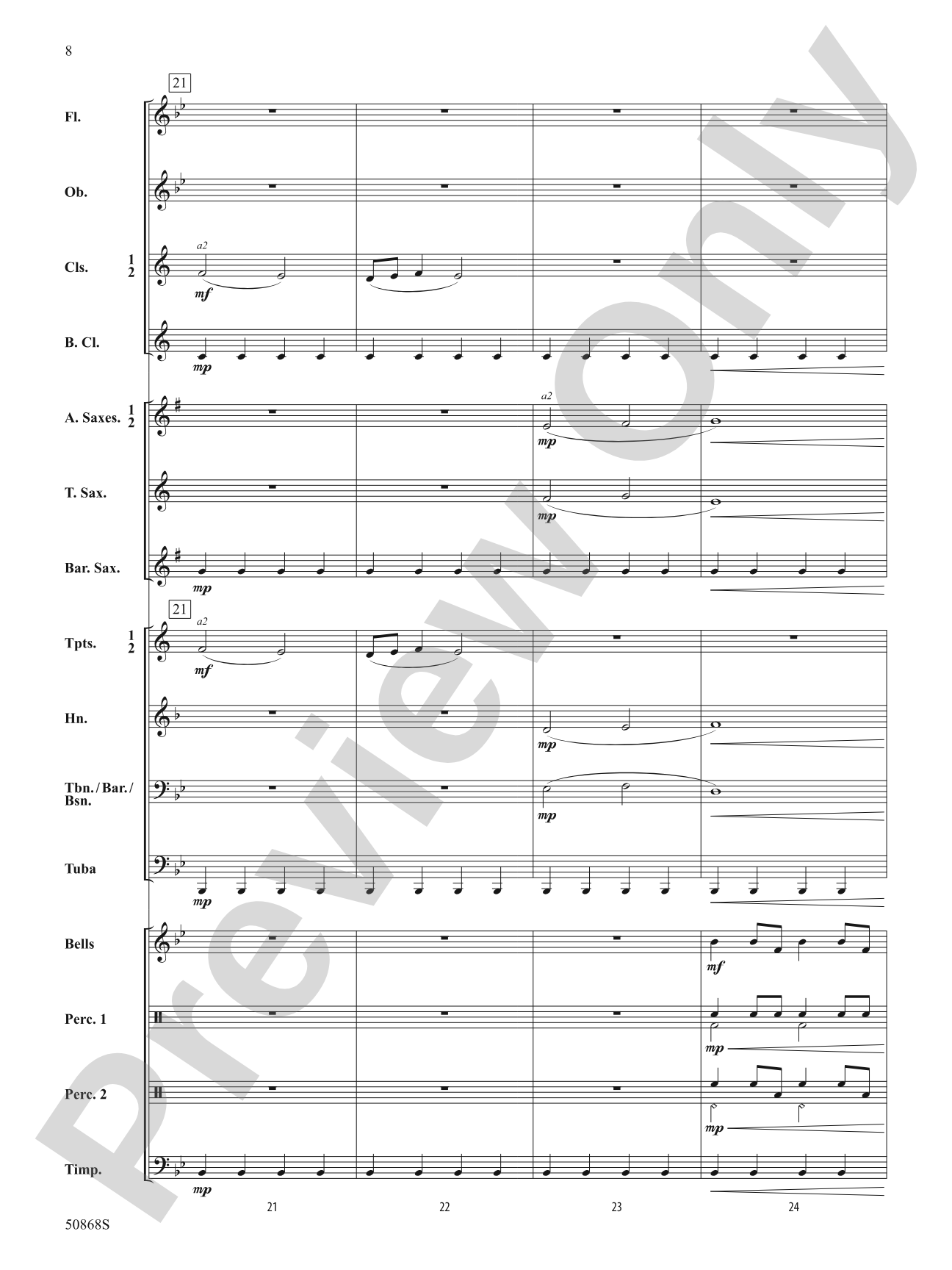 Intrepid Fanfare: Concert Band Conductor Score & Parts