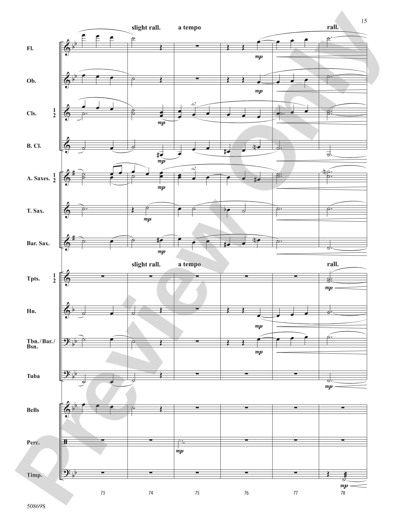 Blessing Wind: Concert Band Conductor Score & Parts