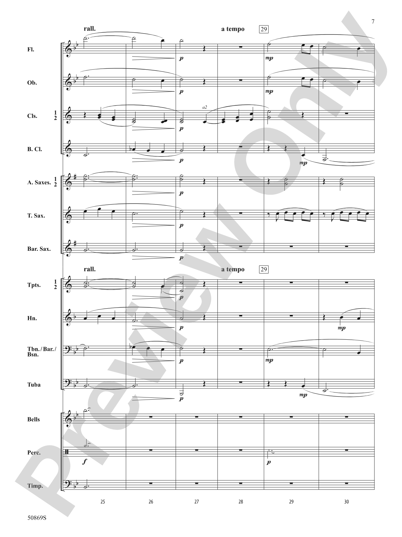 Blessing Wind: Concert Band Conductor Score & Parts