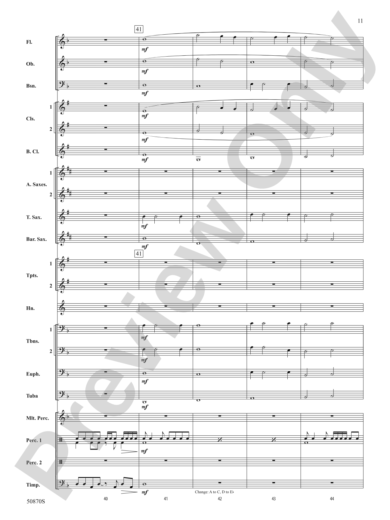 Endurance: Concert Band Conductor Score & Parts