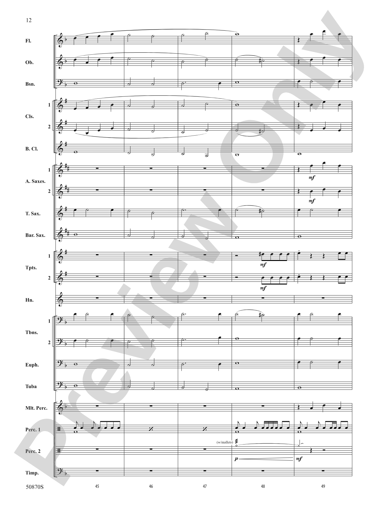 Endurance: Concert Band Conductor Score & Parts