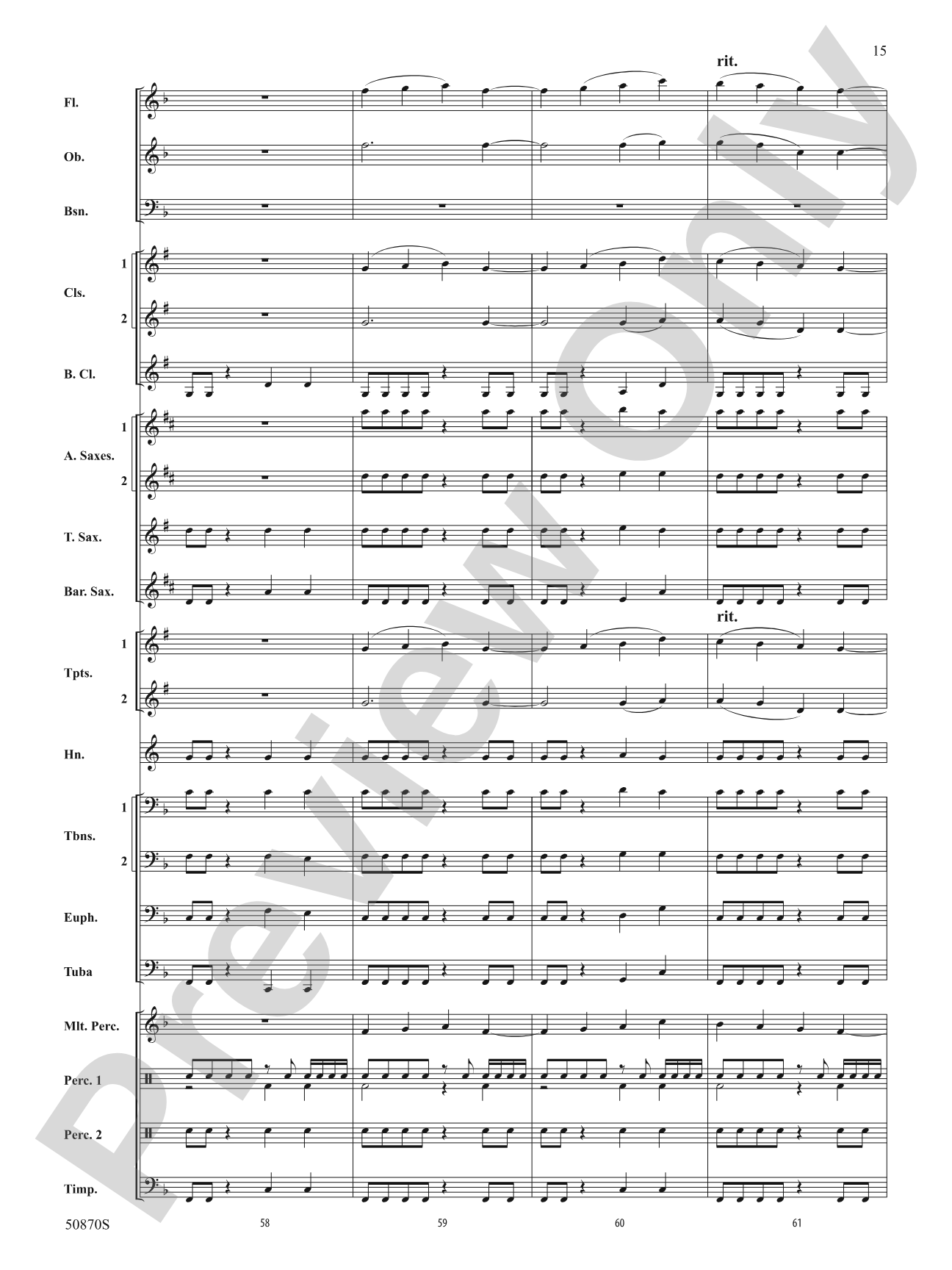 Endurance: Concert Band Conductor Score & Parts