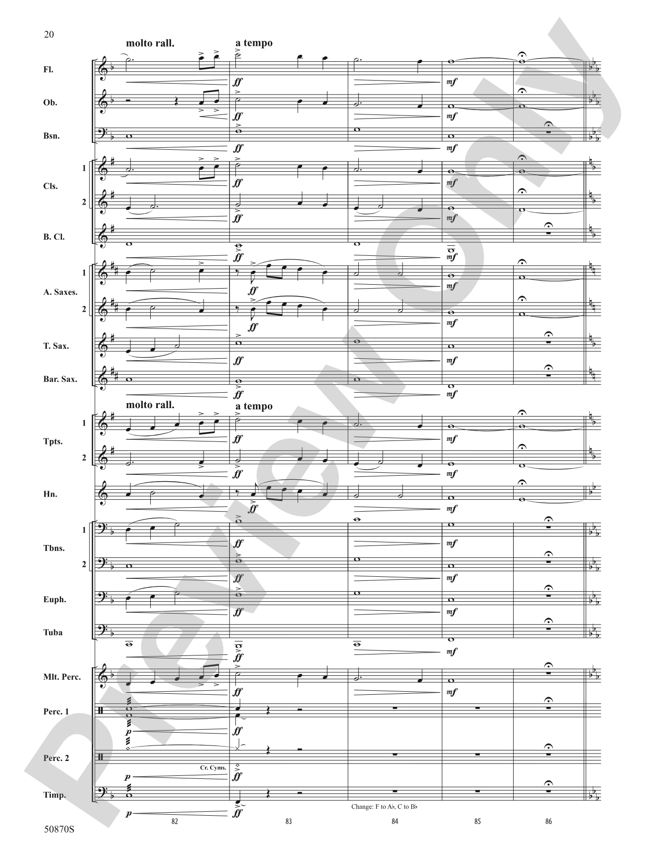 Endurance: Concert Band Conductor Score & Parts