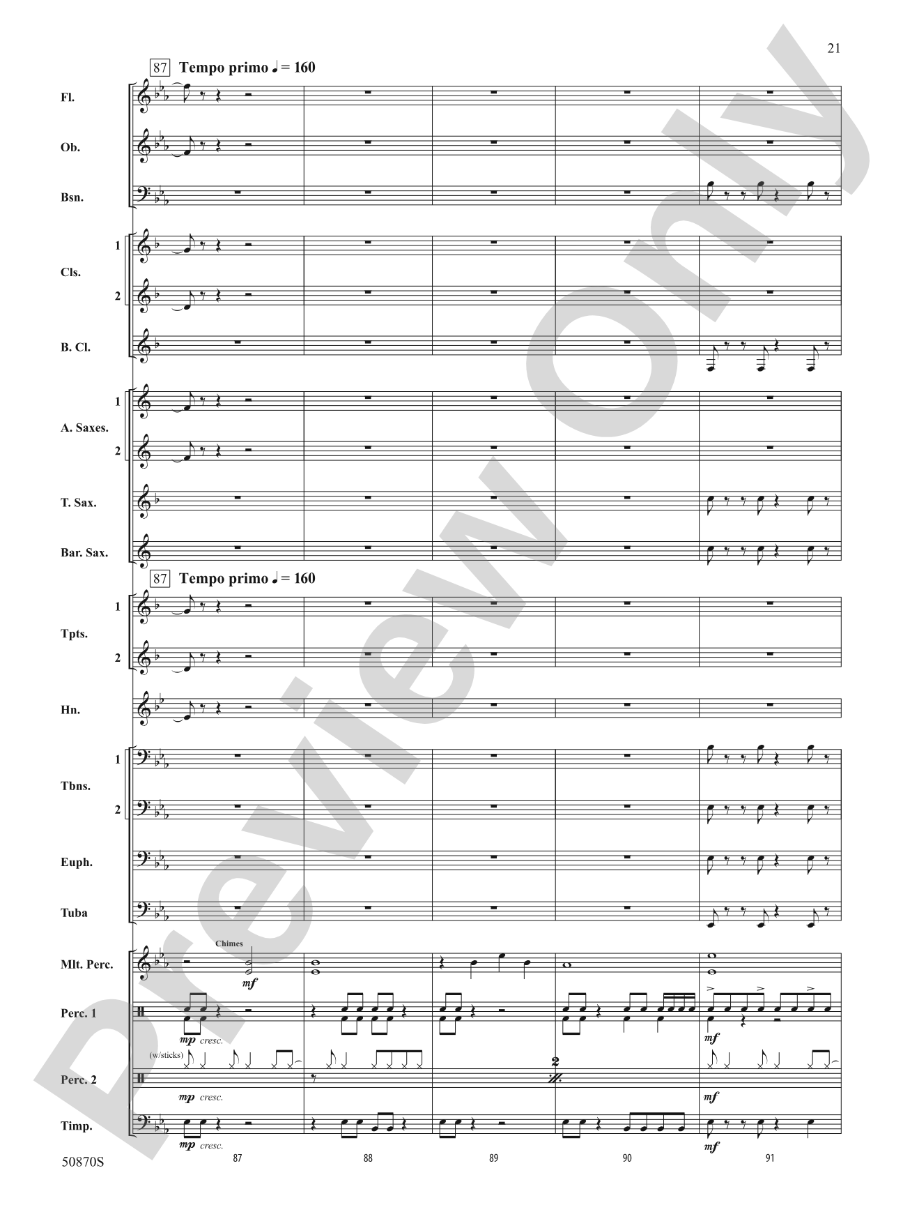 Endurance: Concert Band Conductor Score & Parts