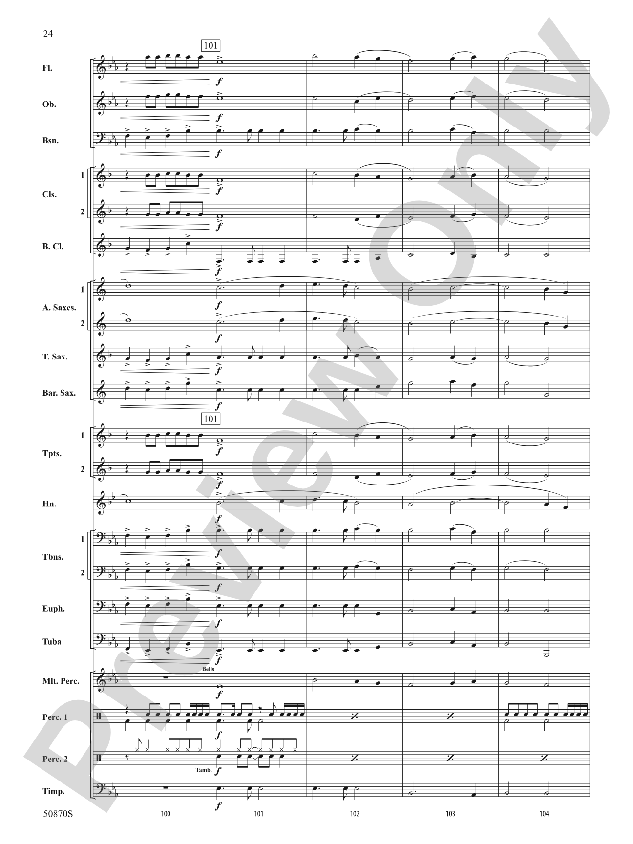Endurance: Concert Band Conductor Score & Parts