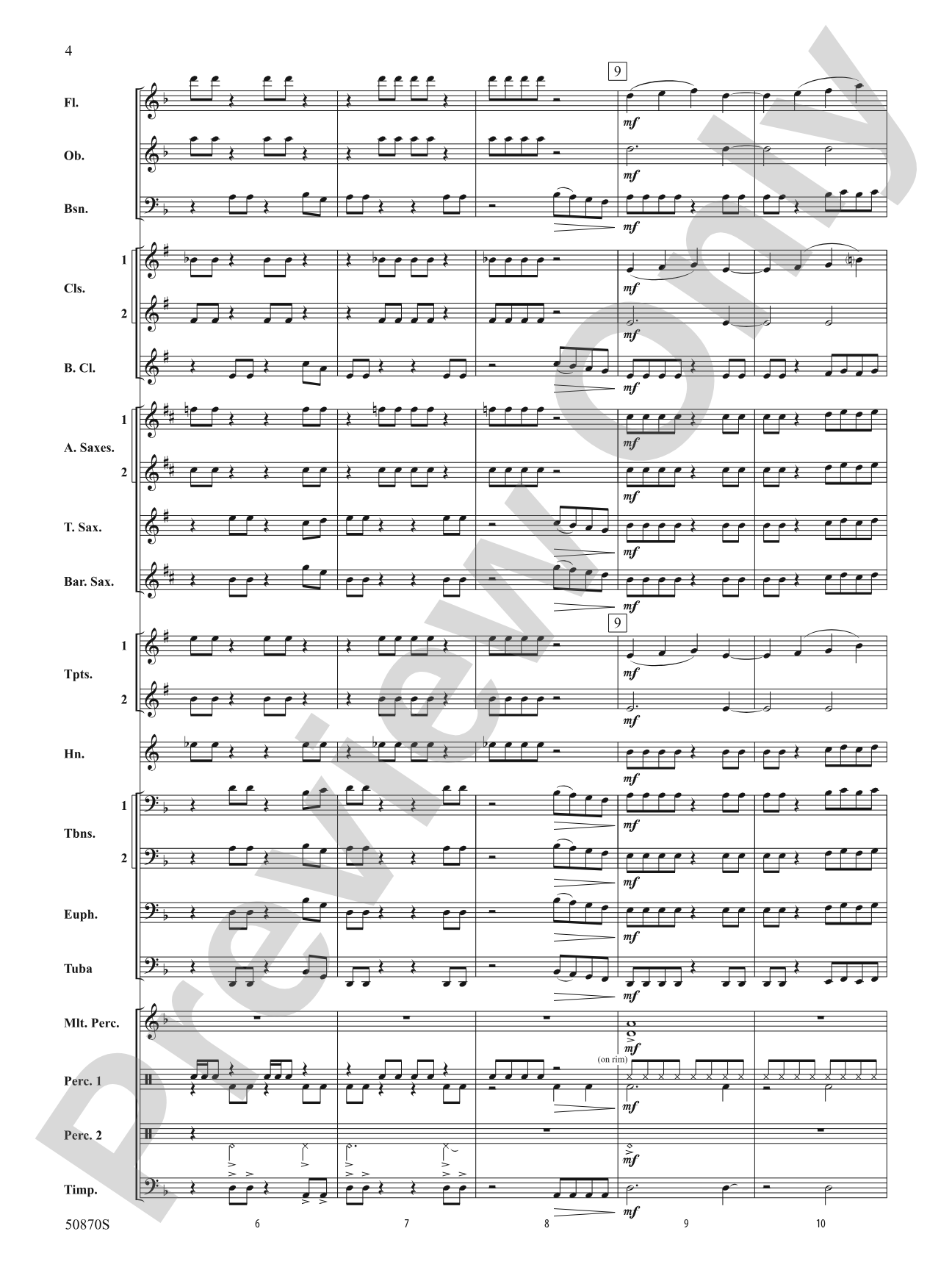 Endurance: Concert Band Conductor Score & Parts