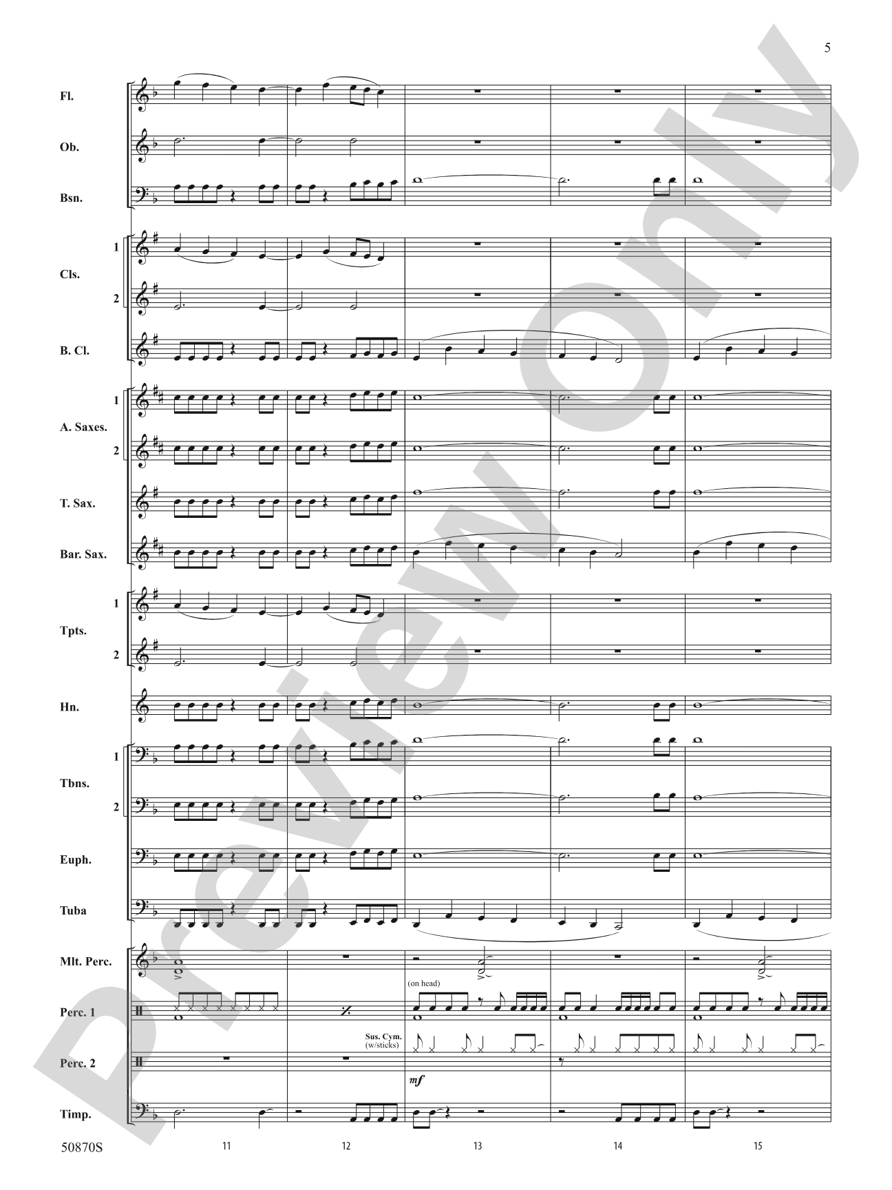 Endurance: Concert Band Conductor Score & Parts