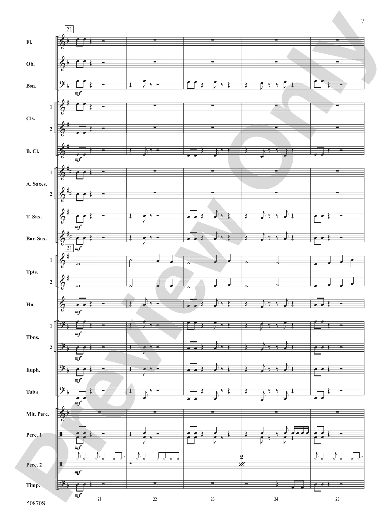 Endurance: Concert Band Conductor Score & Parts