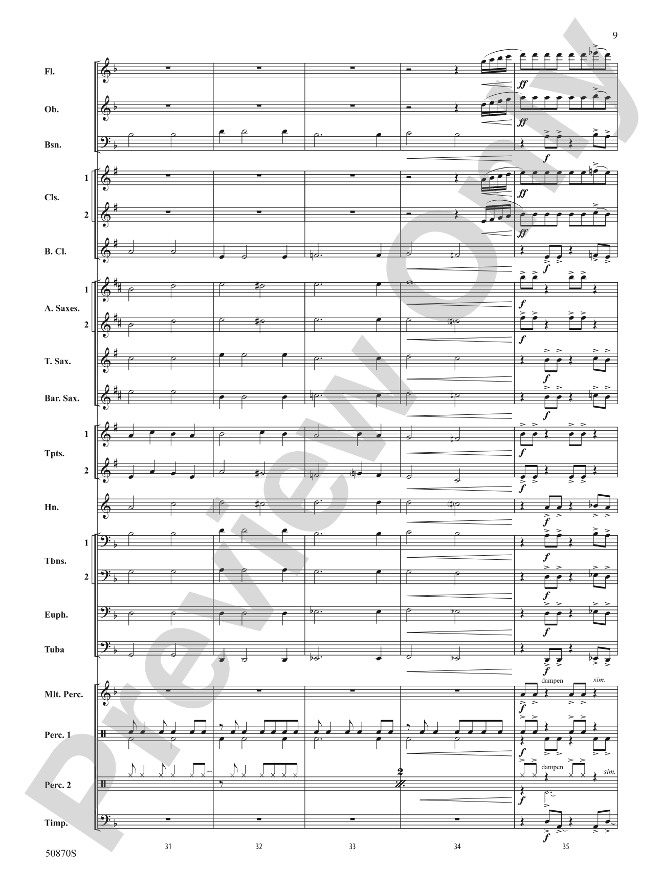 Endurance: Concert Band Conductor Score & Parts
