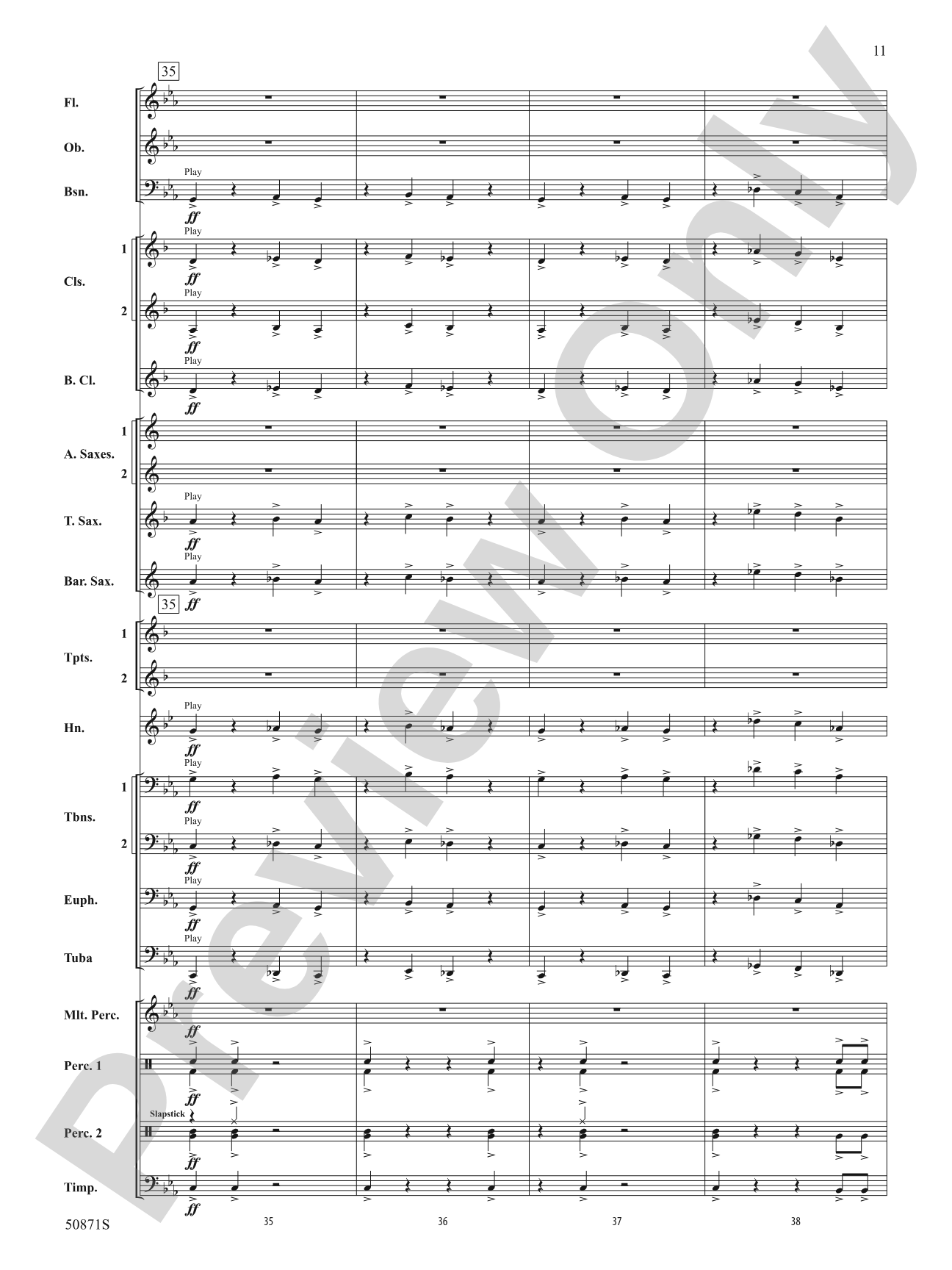 Primal: Concert Band Conductor Score & Parts