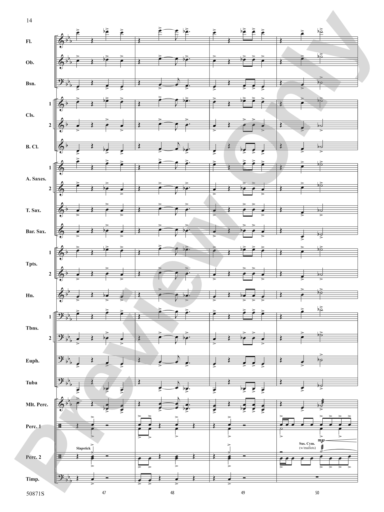 Primal: Concert Band Conductor Score & Parts
