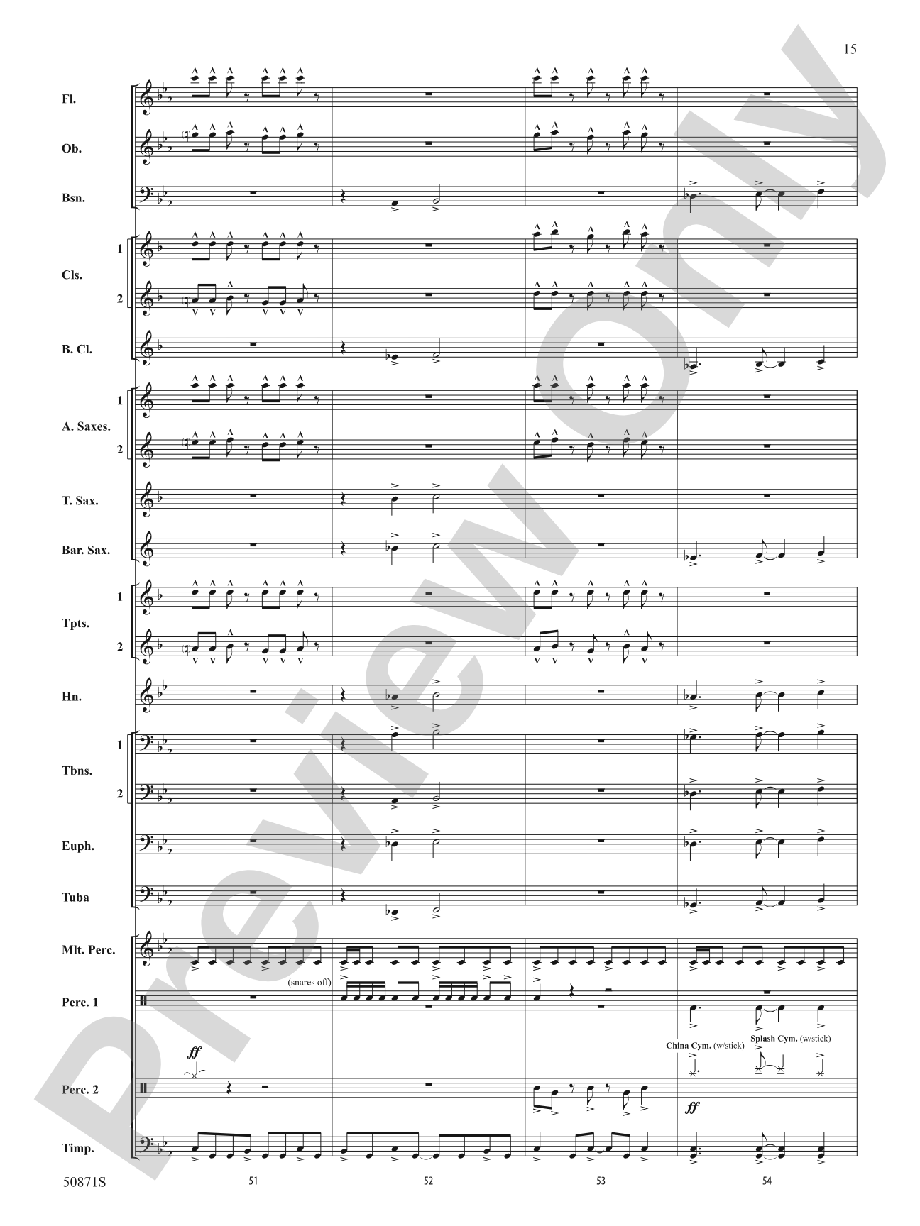 Primal: Concert Band Conductor Score & Parts