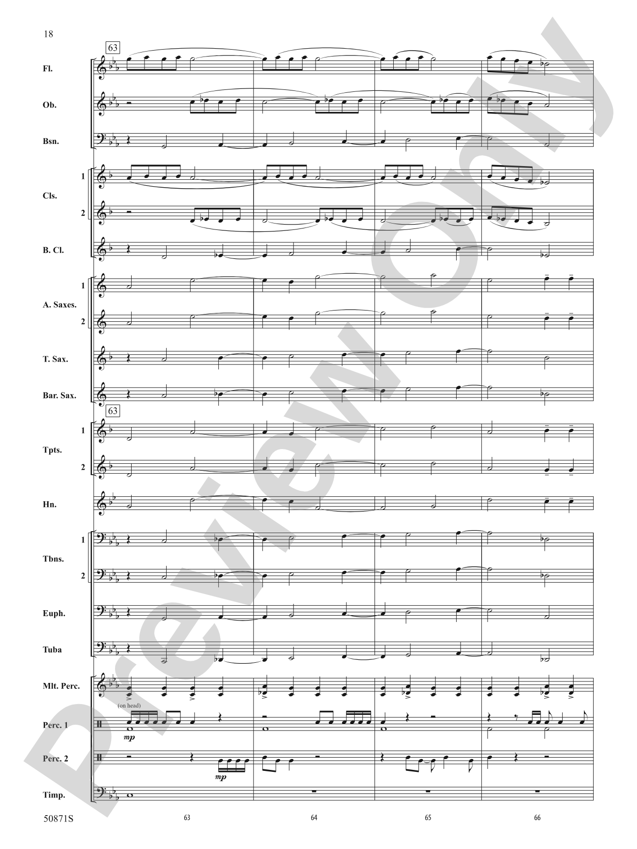 Primal: Concert Band Conductor Score & Parts