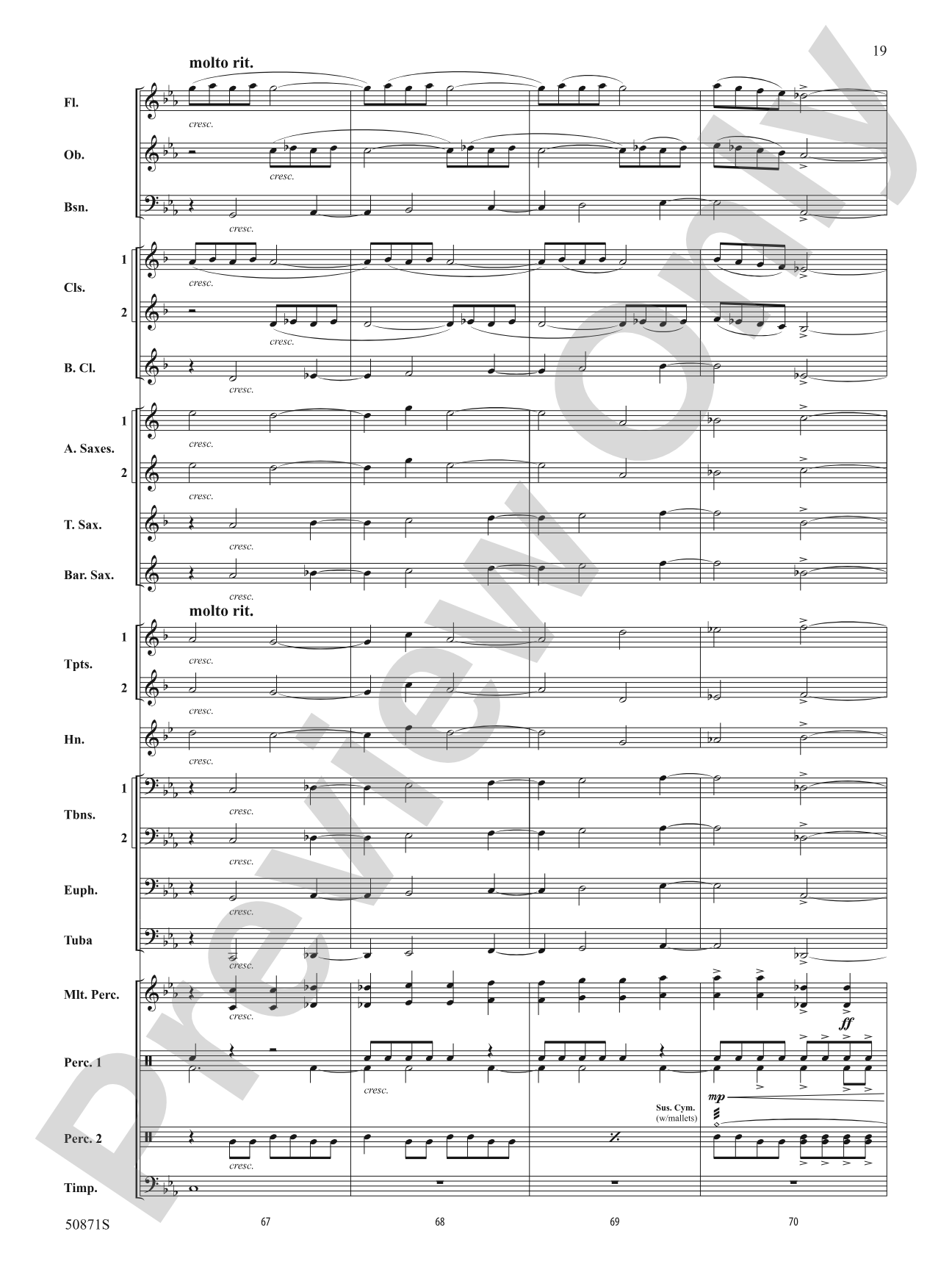 Primal: Concert Band Conductor Score & Parts