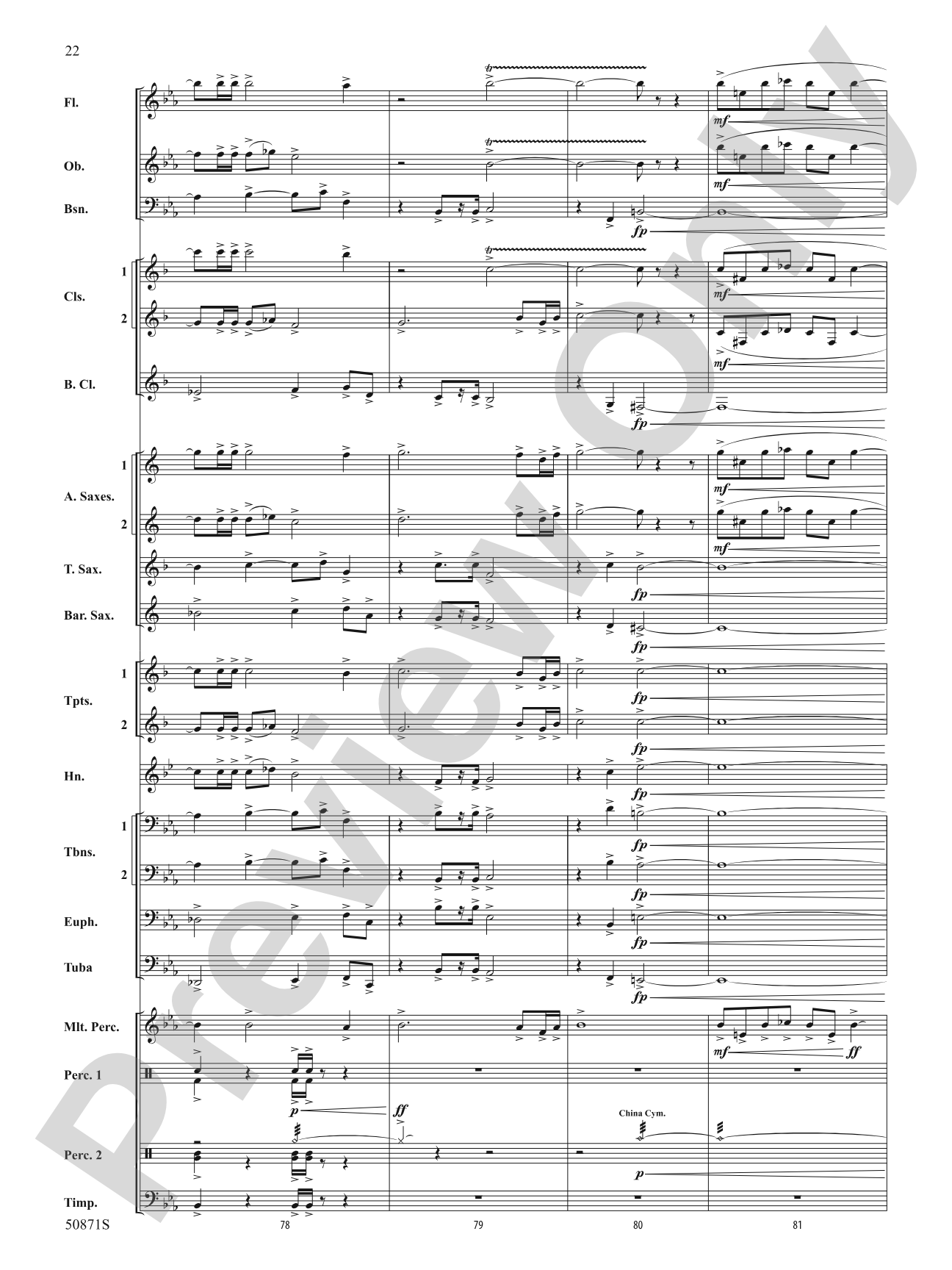 Primal: Concert Band Conductor Score & Parts