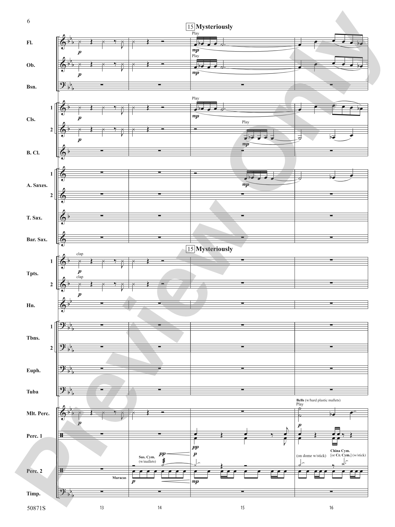 Primal: Concert Band Conductor Score & Parts