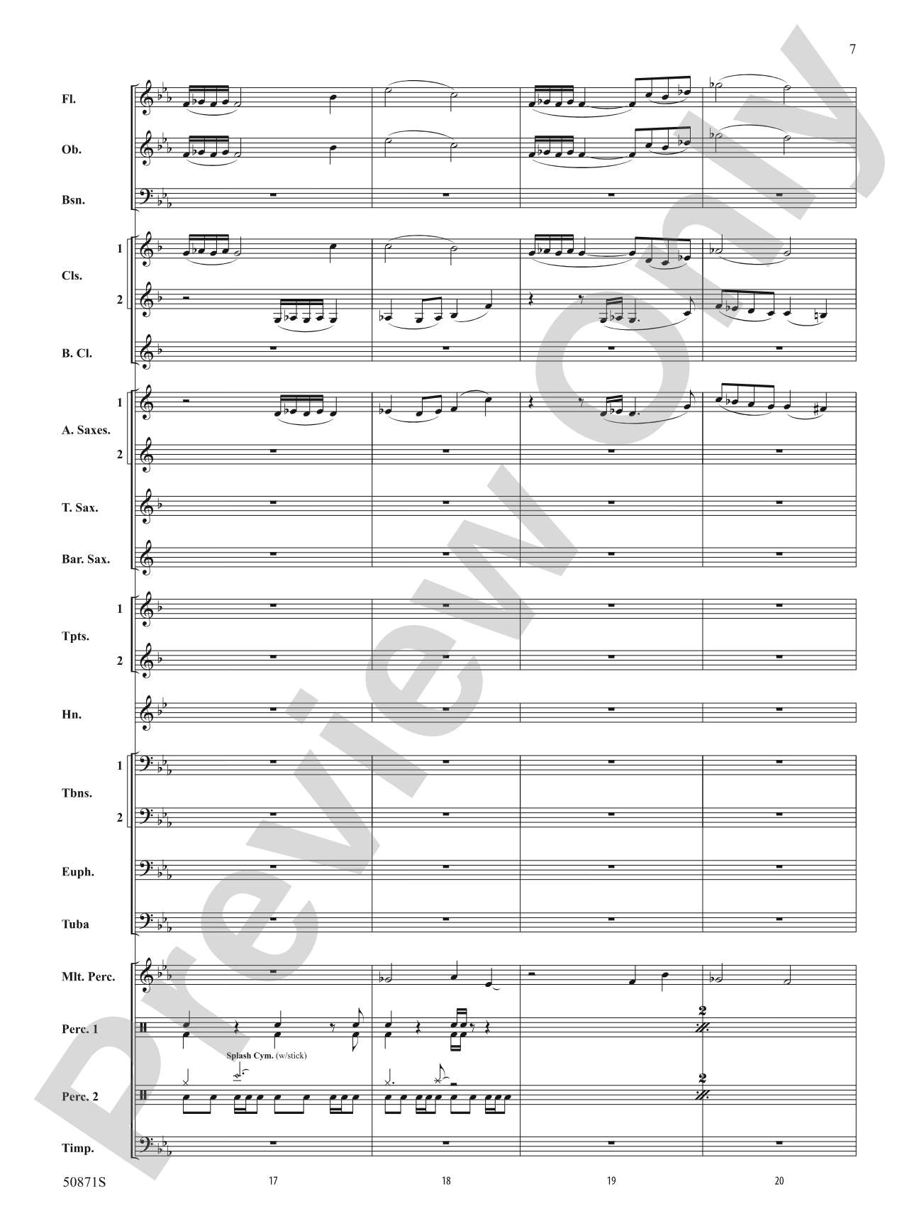 Primal: Concert Band Conductor Score & Parts