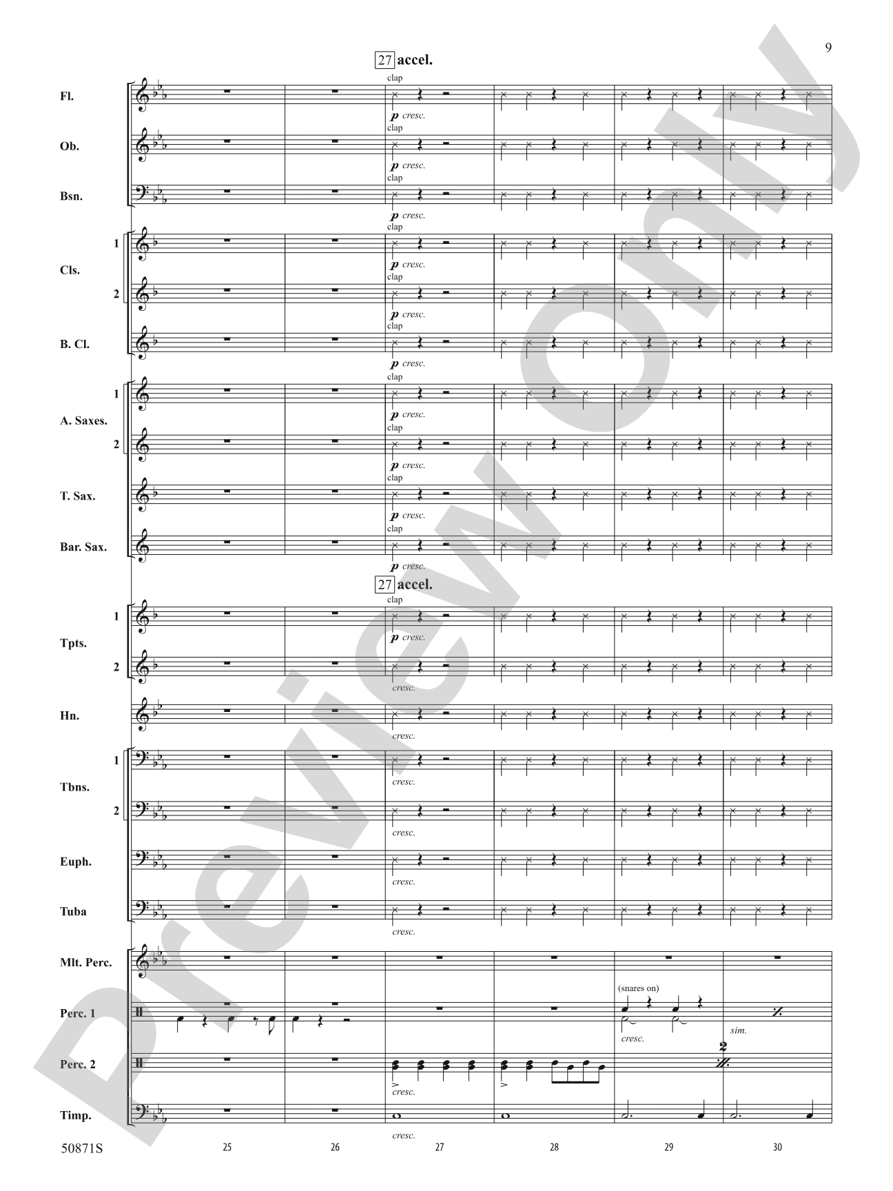 Primal: Concert Band Conductor Score & Parts