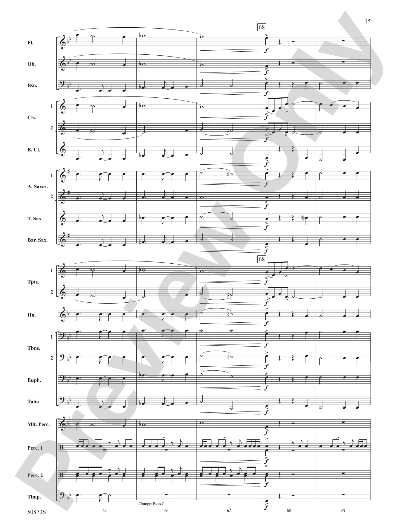 Great Falls Fantasy: Concert Band Conductor Score & Parts