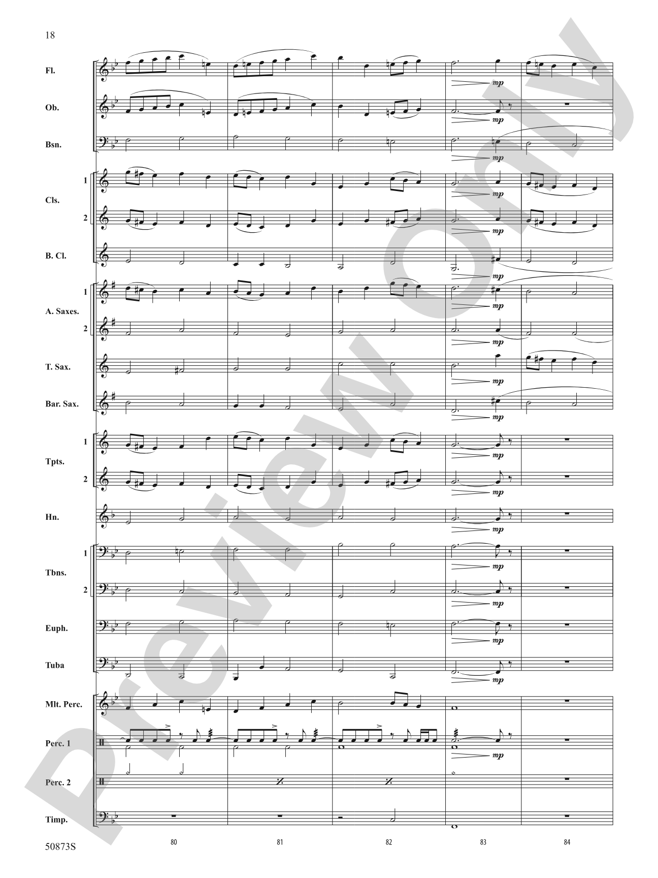 Great Falls Fantasy: Concert Band Conductor Score & Parts