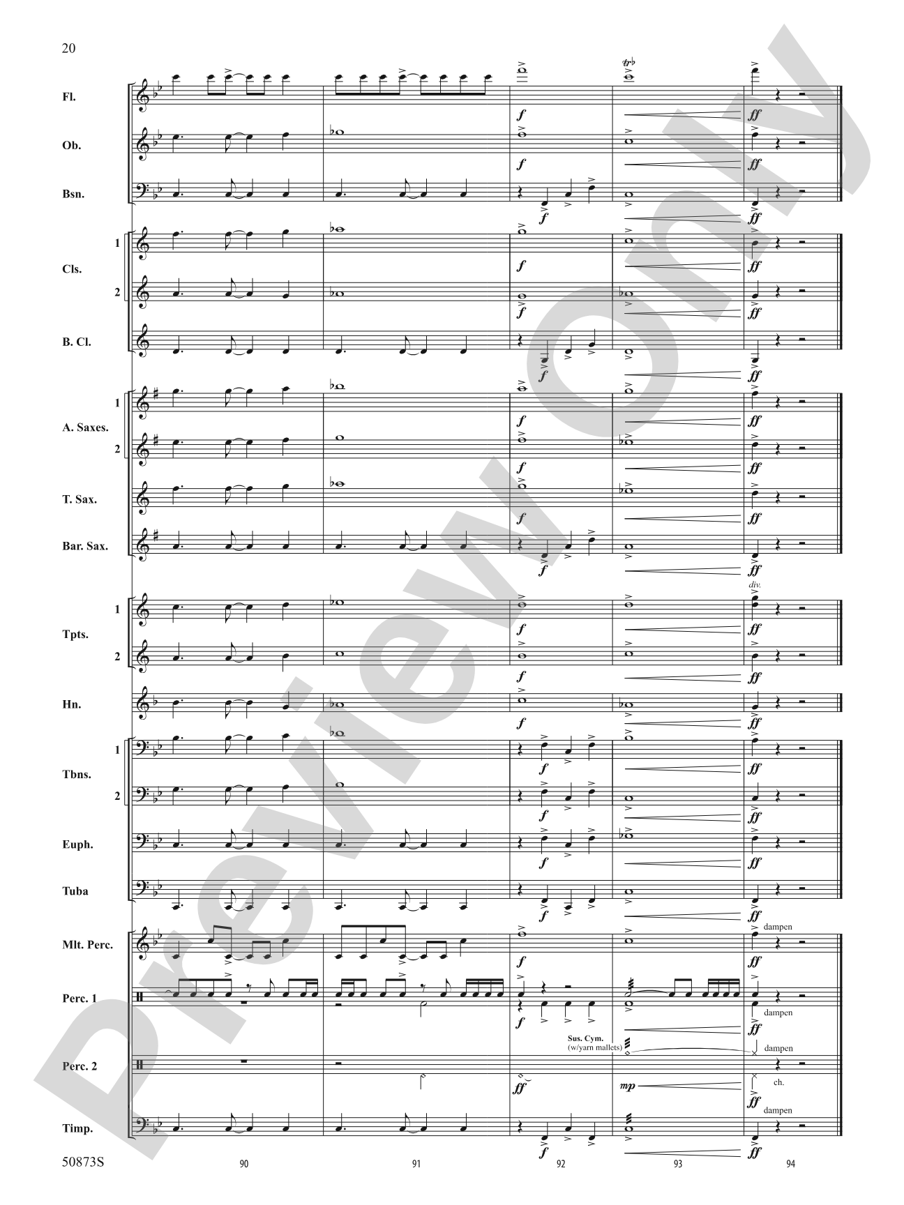 Great Falls Fantasy: Concert Band Conductor Score & Parts