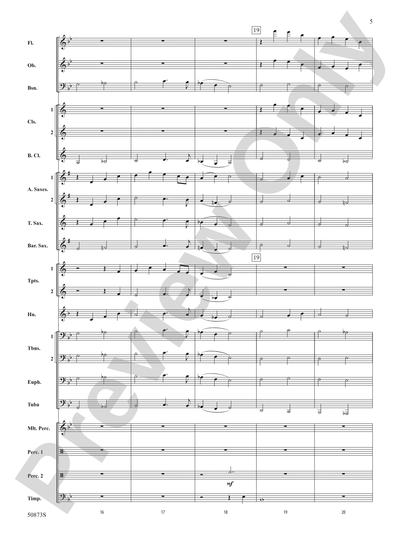 Great Falls Fantasy: Concert Band Conductor Score & Parts