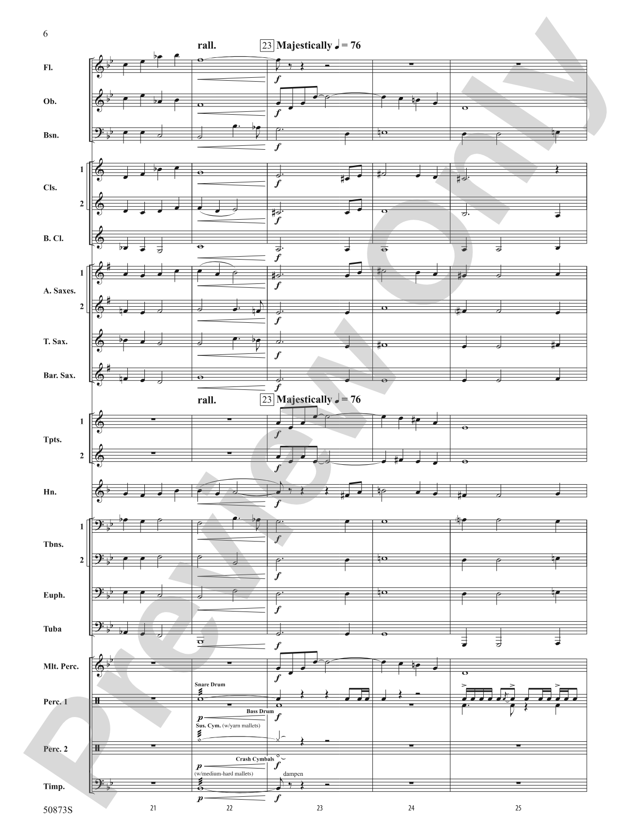 Great Falls Fantasy: Concert Band Conductor Score & Parts