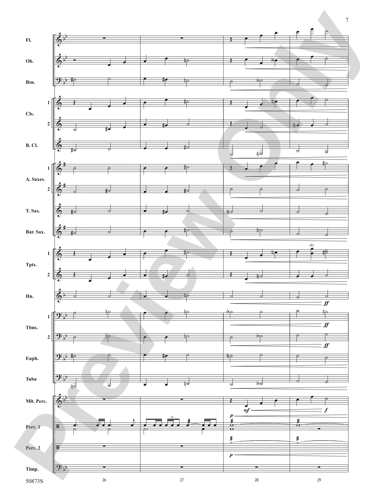 Great Falls Fantasy: Concert Band Conductor Score & Parts
