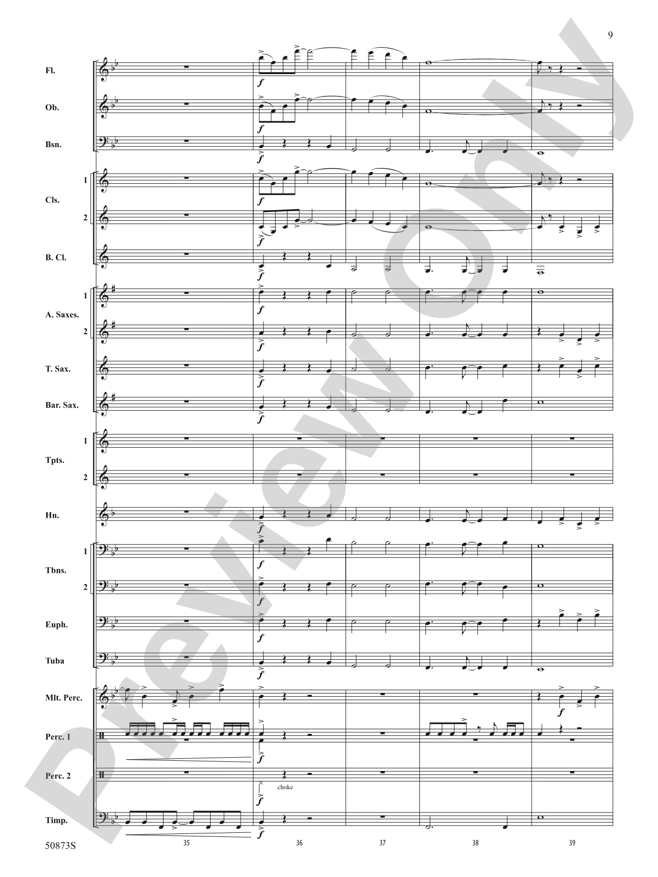 Great Falls Fantasy: Concert Band Conductor Score & Parts