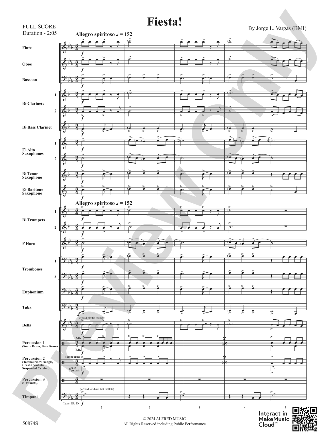 Fiesta!: Concert Band Conductor Score & Parts