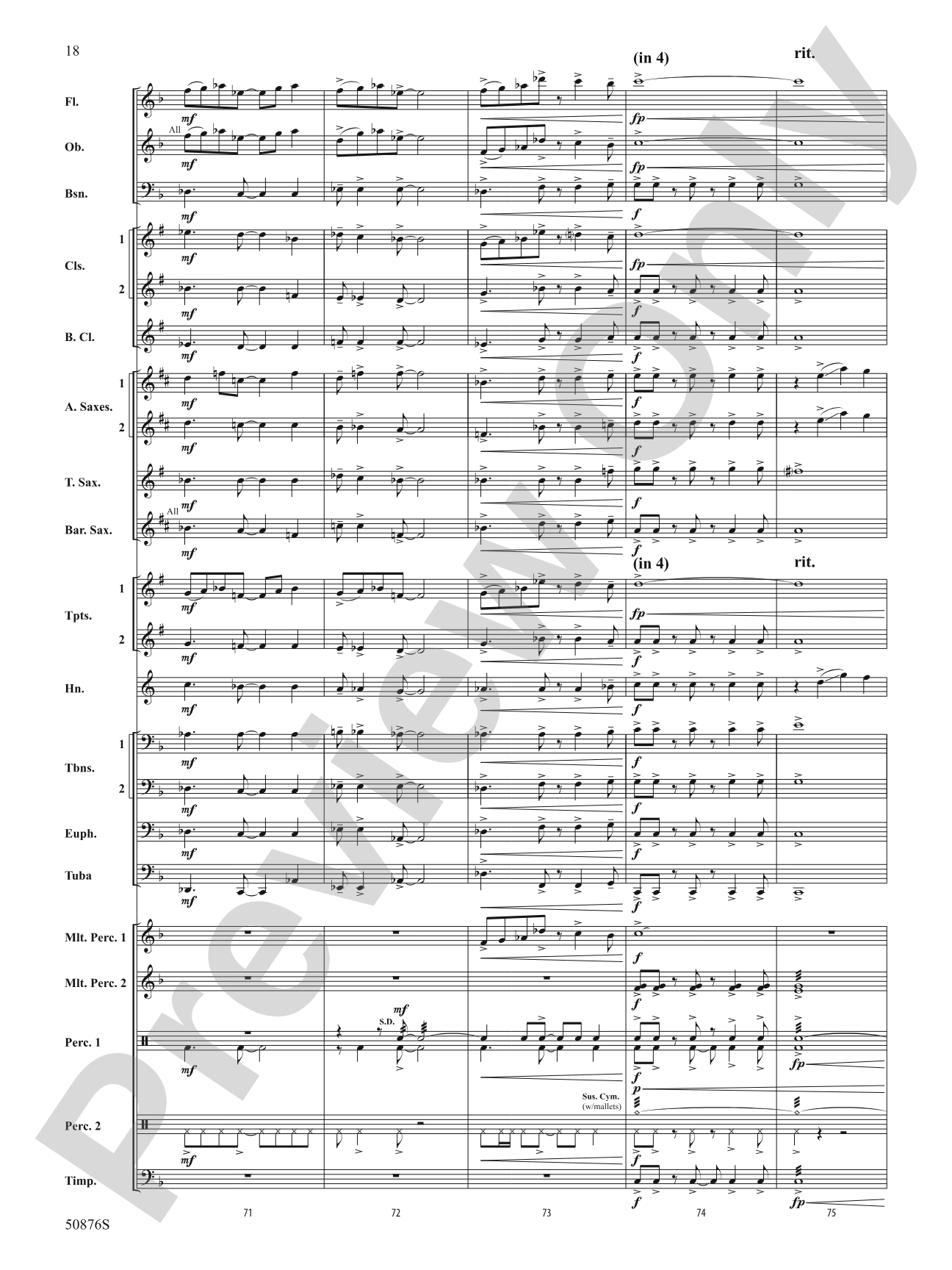 Joy Dance: Concert Band Score & Parts