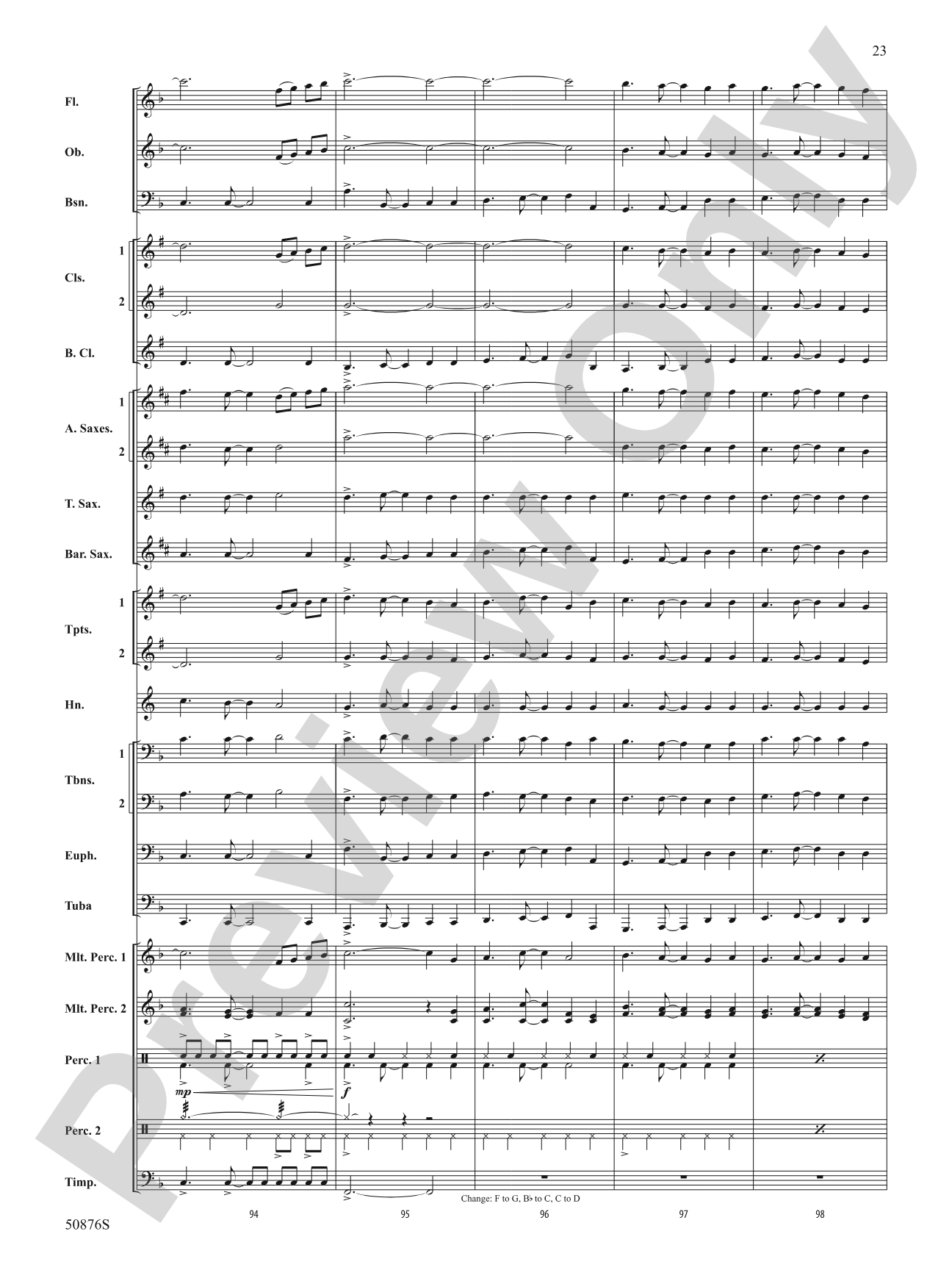 Joy Dance: Concert Band Score & Parts