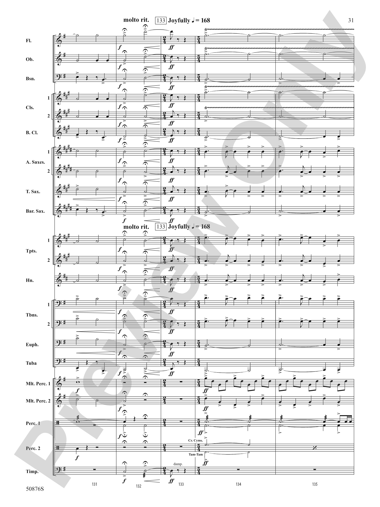 Joy Dance: Concert Band Score & Parts