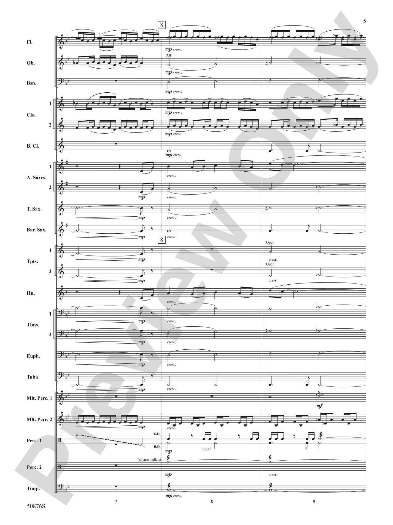 Joy Dance: Concert Band Score & Parts