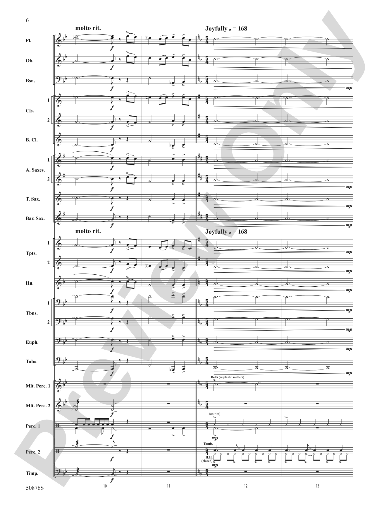 Joy Dance: Concert Band Score & Parts