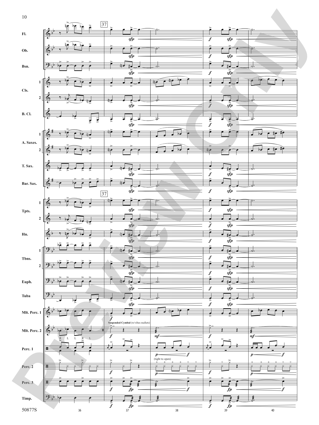 Soothsayer: Concert Band Conductor Score & Parts